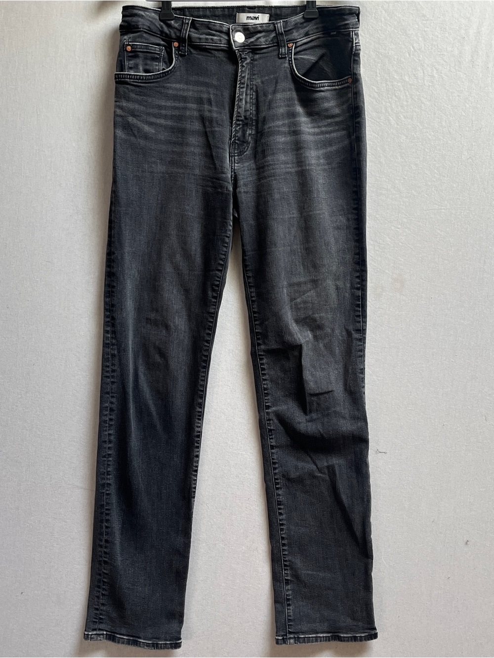 Mavi Kendra High Rise Straight Leg Jeans Size 31 Cotton Stretch Denim